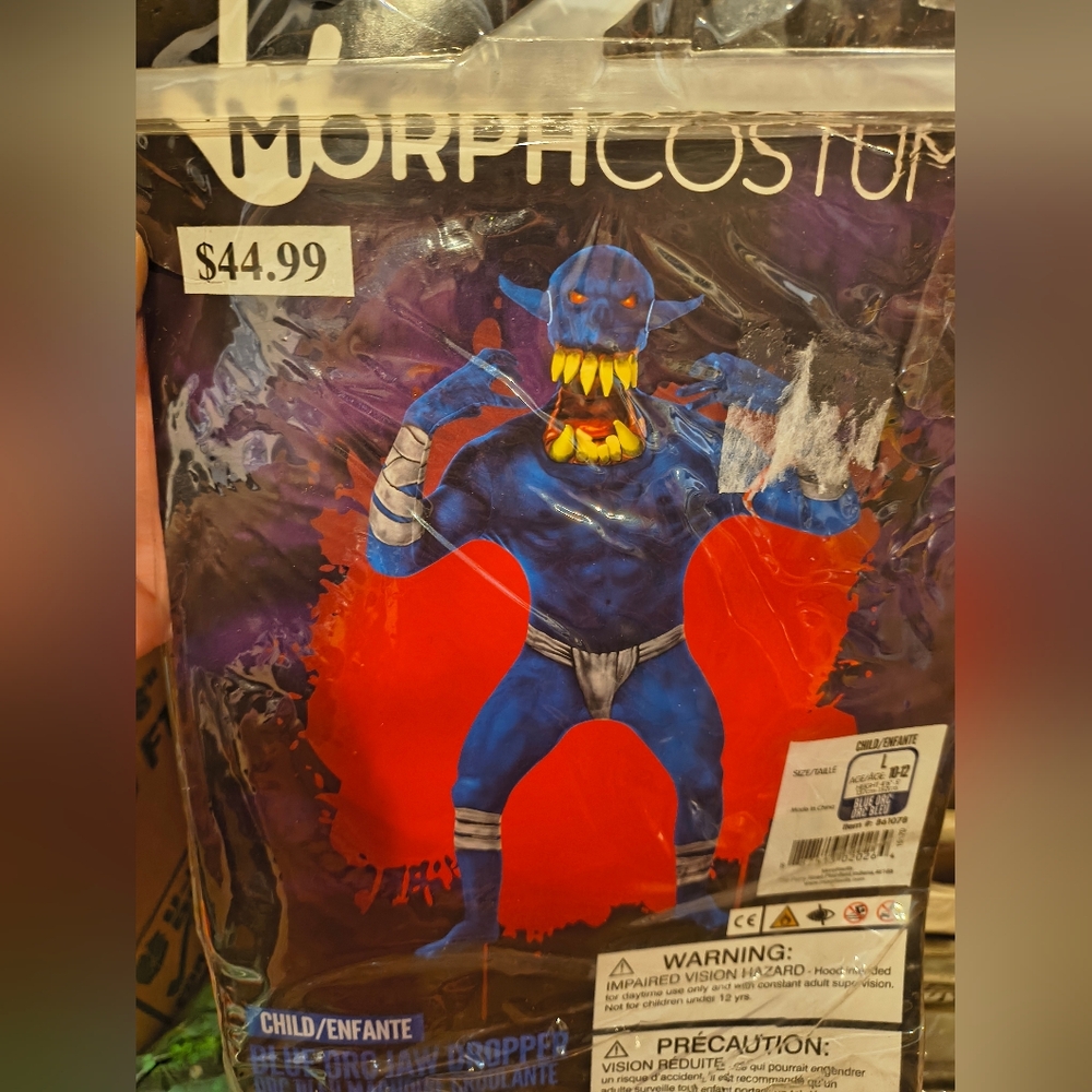 Kids Blue Monster Costume